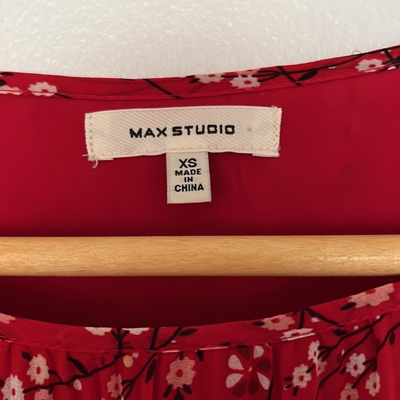 CLOSING SALE! 
Max Studio | Red Floral Dress - Picture 3 of 6